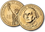 2007-P George Washington Presidential Dollar Coin