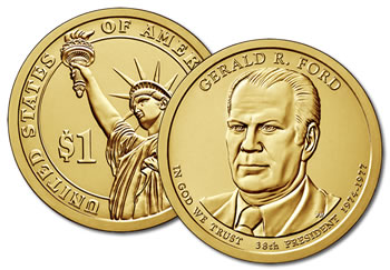 2016-P Gerald Ford Presidential Dollar Coin