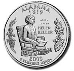 2003-P Alabama State Quarter
